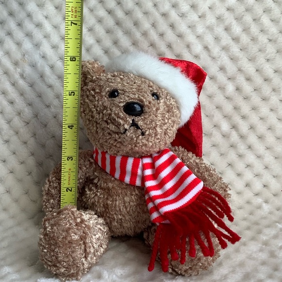 SEARS Vintage 2000 Plush Kringle Christmas Bear Red Hat Scarf Stuffed Animal Toy - Picture 8 of 16